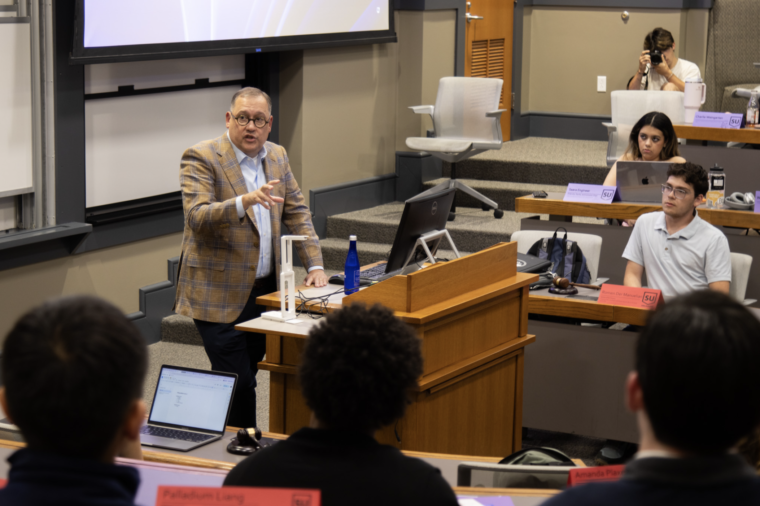 ‘We’re in a very fortunate situation’: Chancellor Martin reassures community about WashU’s finances in Q&A with SU